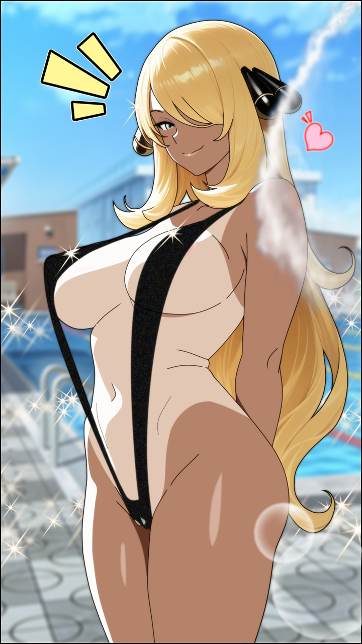 Cynthia (Pokemon) Rule 34 Image