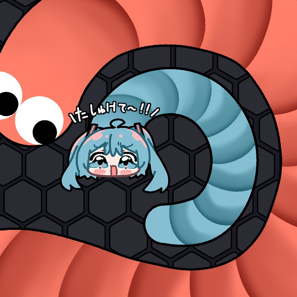 Hatsune Miku (Slither.Io) Rule 34 Image