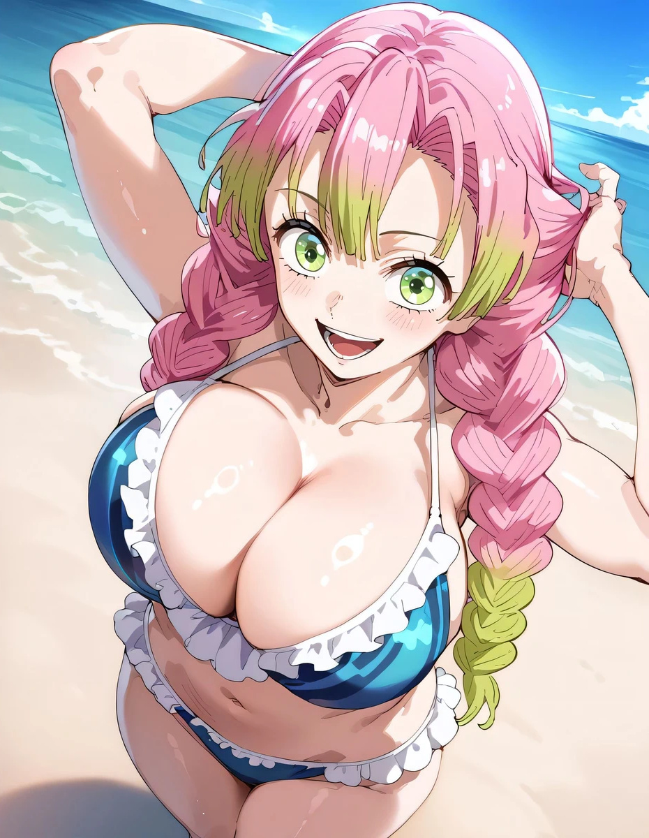 Kanroji Mitsuri (Demon Slayer) Rule 34 Image
