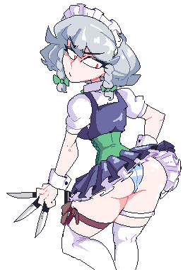 Izayoi Sakuya (Touhou) Rule 34 Image