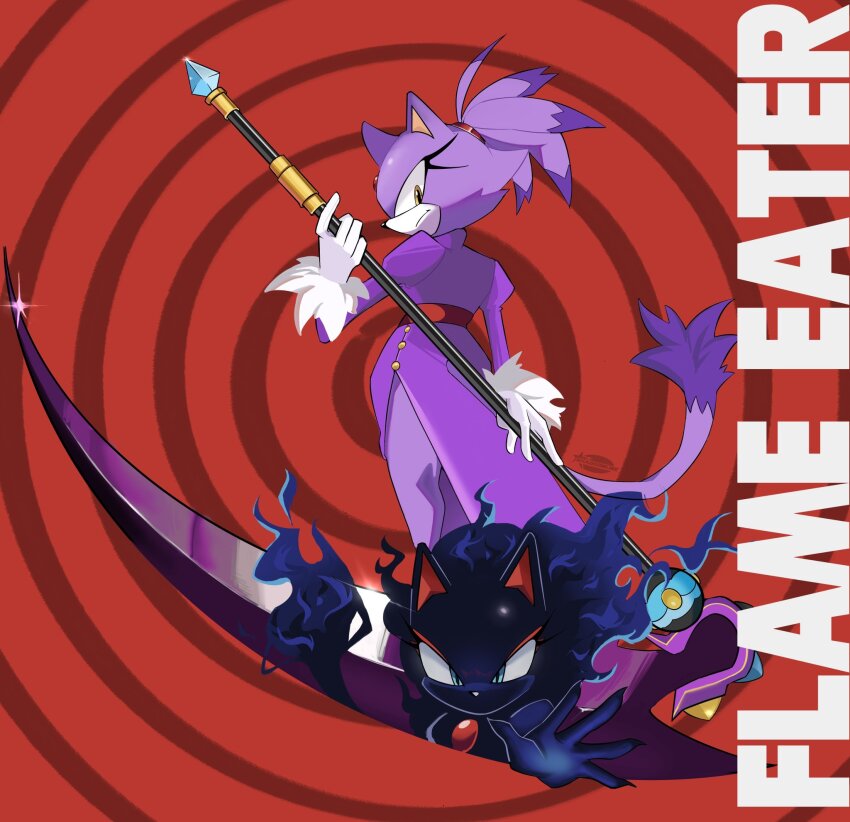 Blaze The Cat (Soul Eater) Rule 34 Image