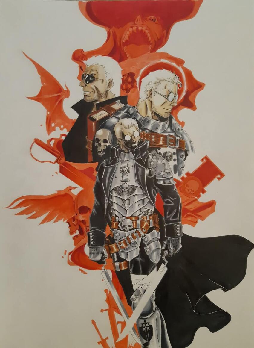 Alexander Anderson (Hellsing) Rule 34 Image