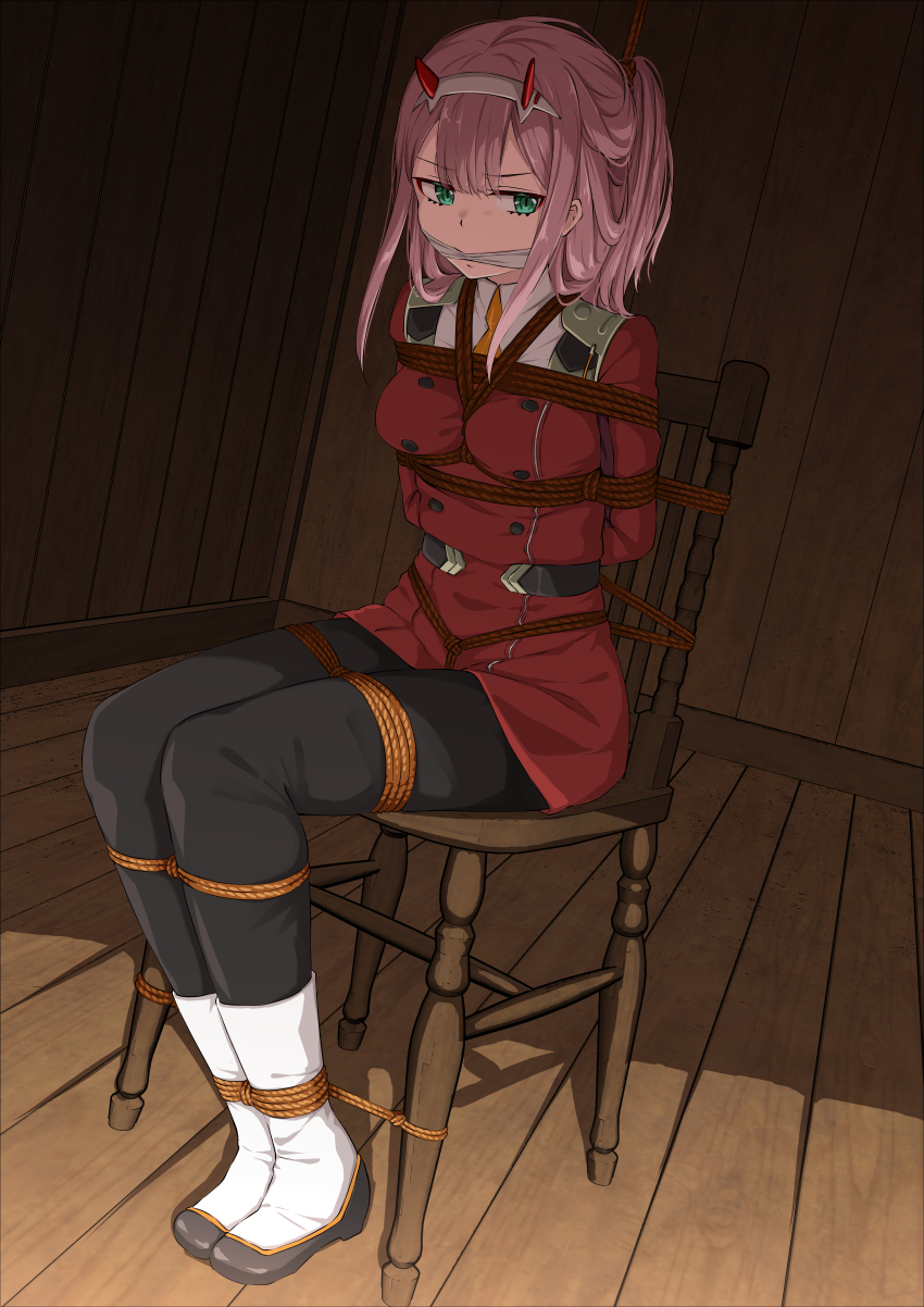 Zero Two (Darling In The Franxx) Rule 34 Image