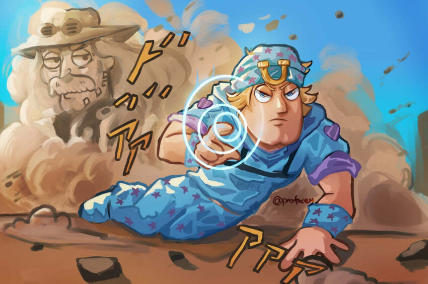 Gyro Zeppeli (Jojo No Kimyou Na Bouken) Rule 34 Image