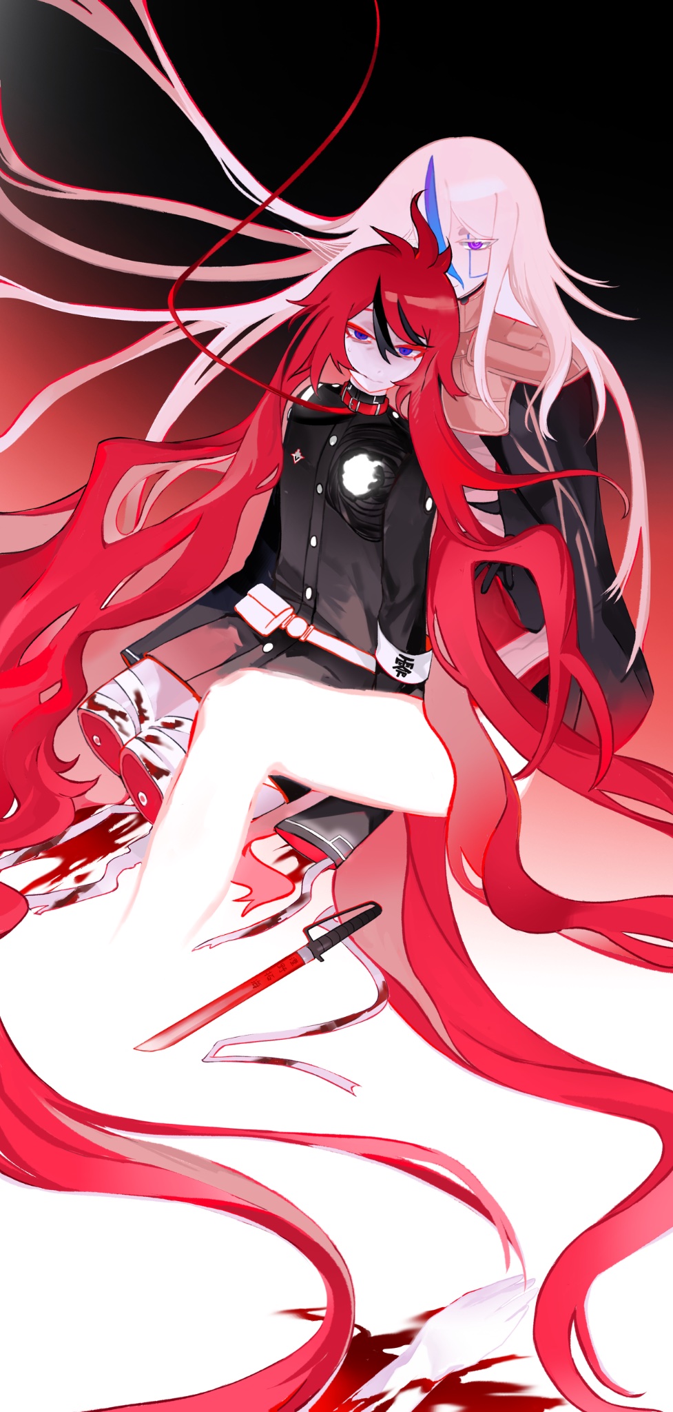 Sumino Takumi (The Hundred Line -Last Defense Academy-) Rule 34 Image