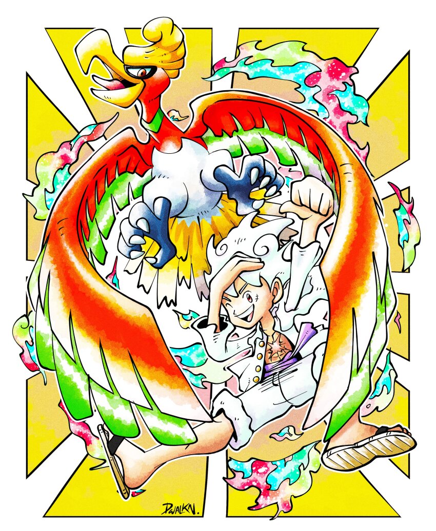 Gen 2 Pokemon (Monkey D. Luffy) Rule 34 Image