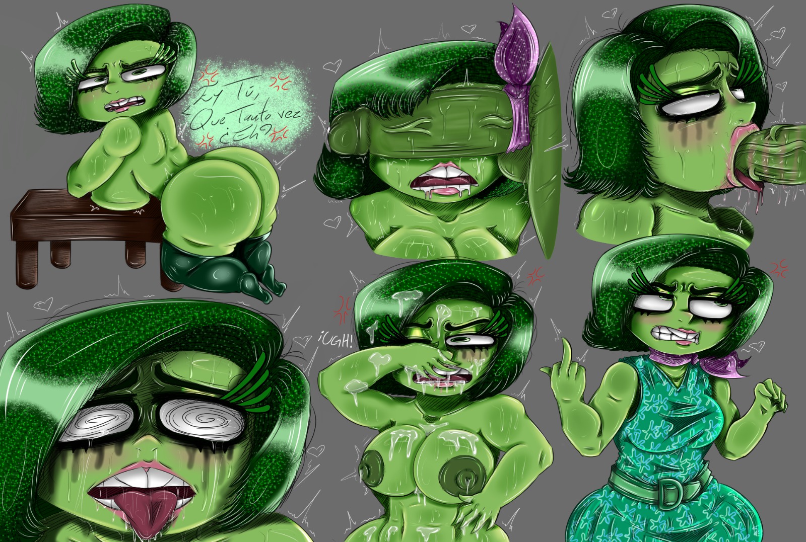 Disgust (Inside Out) Rule 34 Image