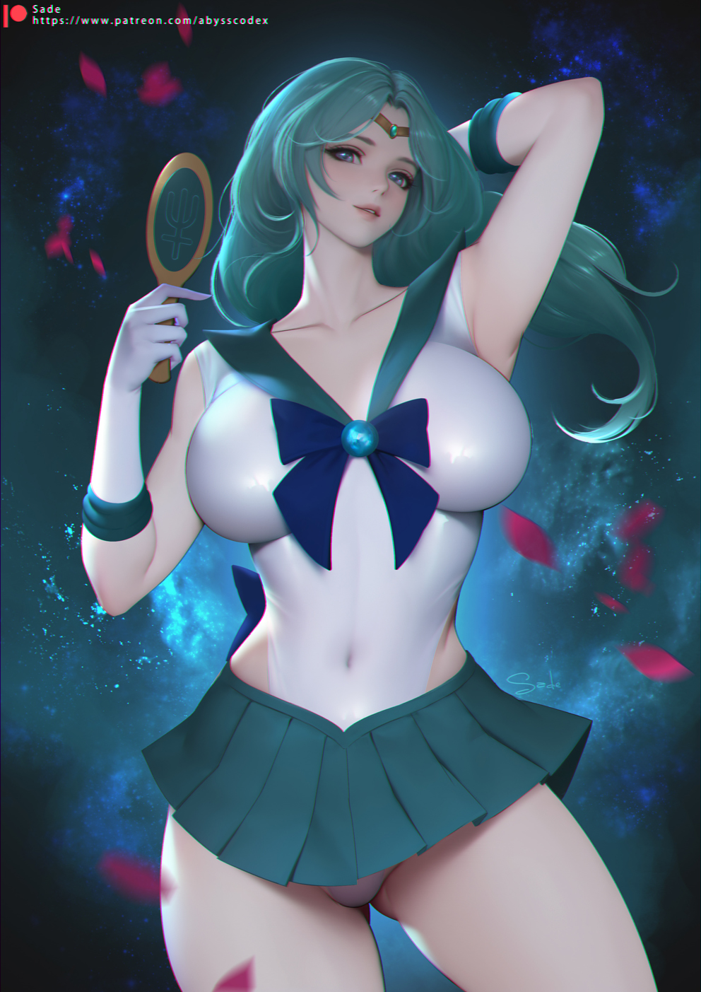 Sailor Neptune (Bishoujo Senshi Sailor Moon) Rule 34 Image