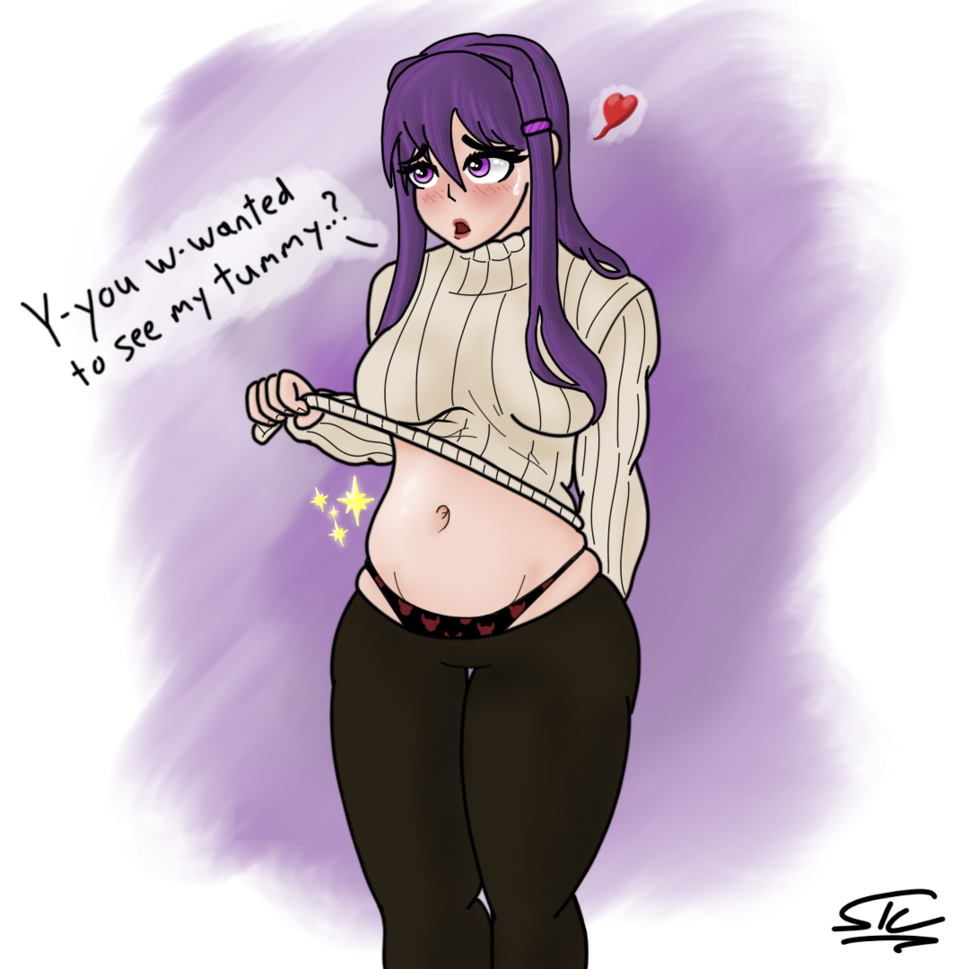 Yuri (Doki Doki Literature Club) Rule 34 Image