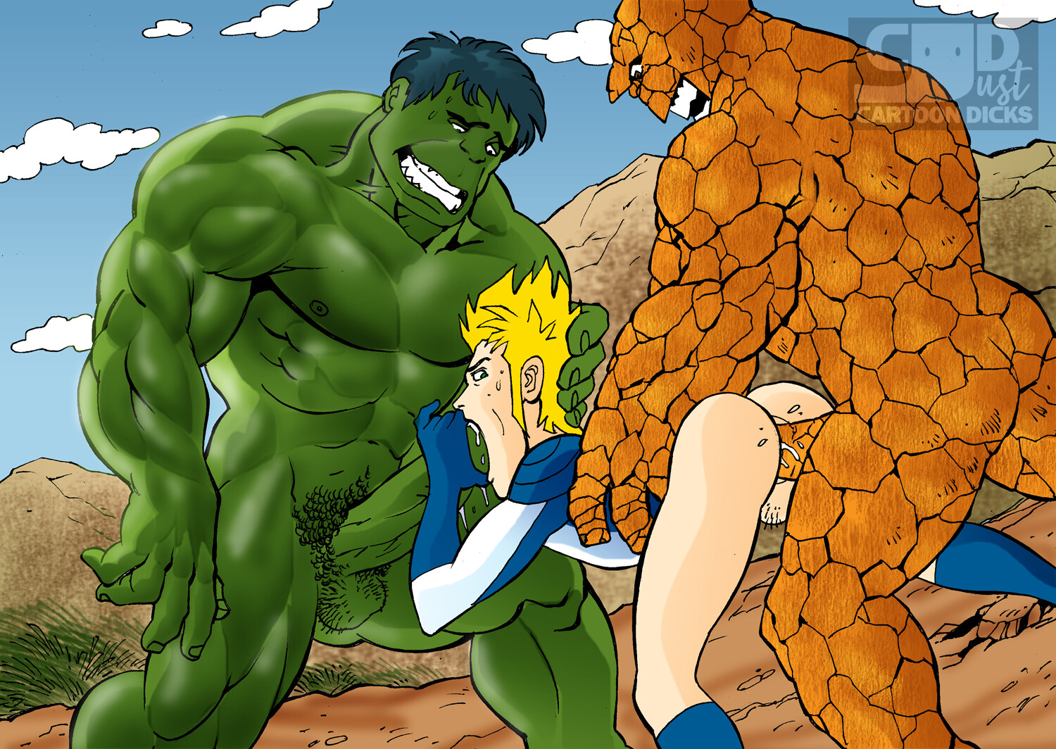 Ben Grimm (Fantastic Four) Rule 34 Image