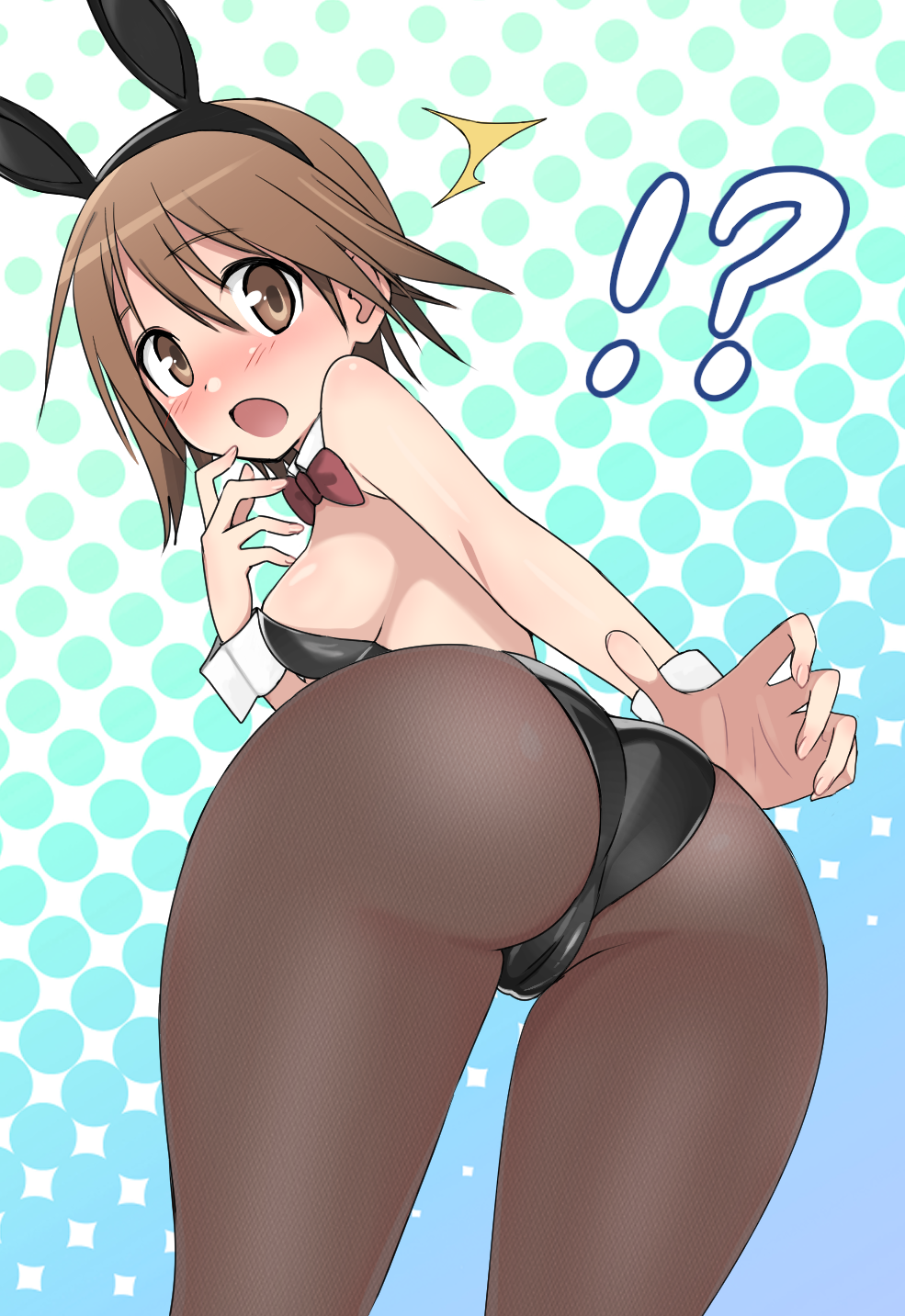 Miyafuji Yoshika (Strike Witches) Rule 34 Image