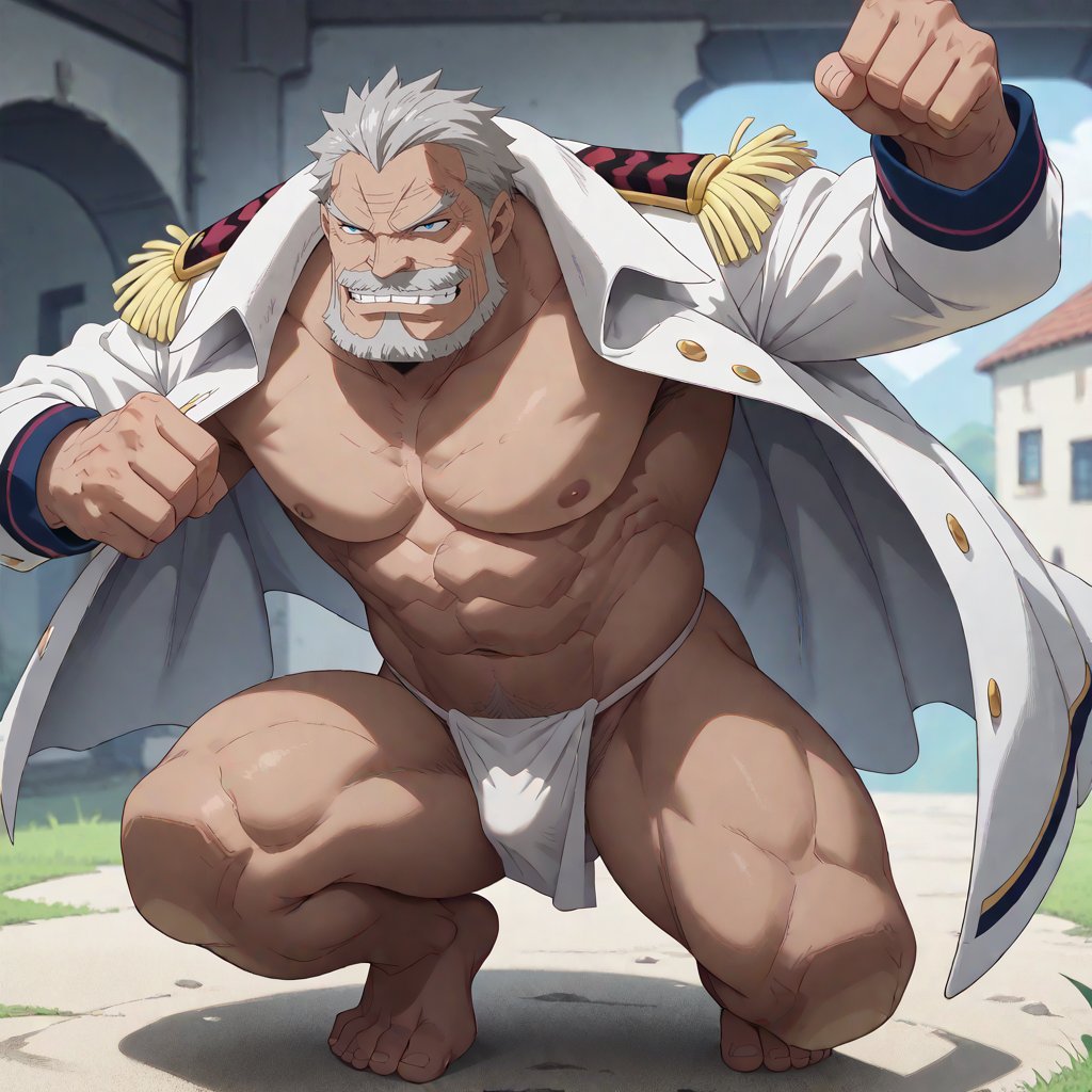 Monkey D Garp (One Piece) Rule 34 Image
