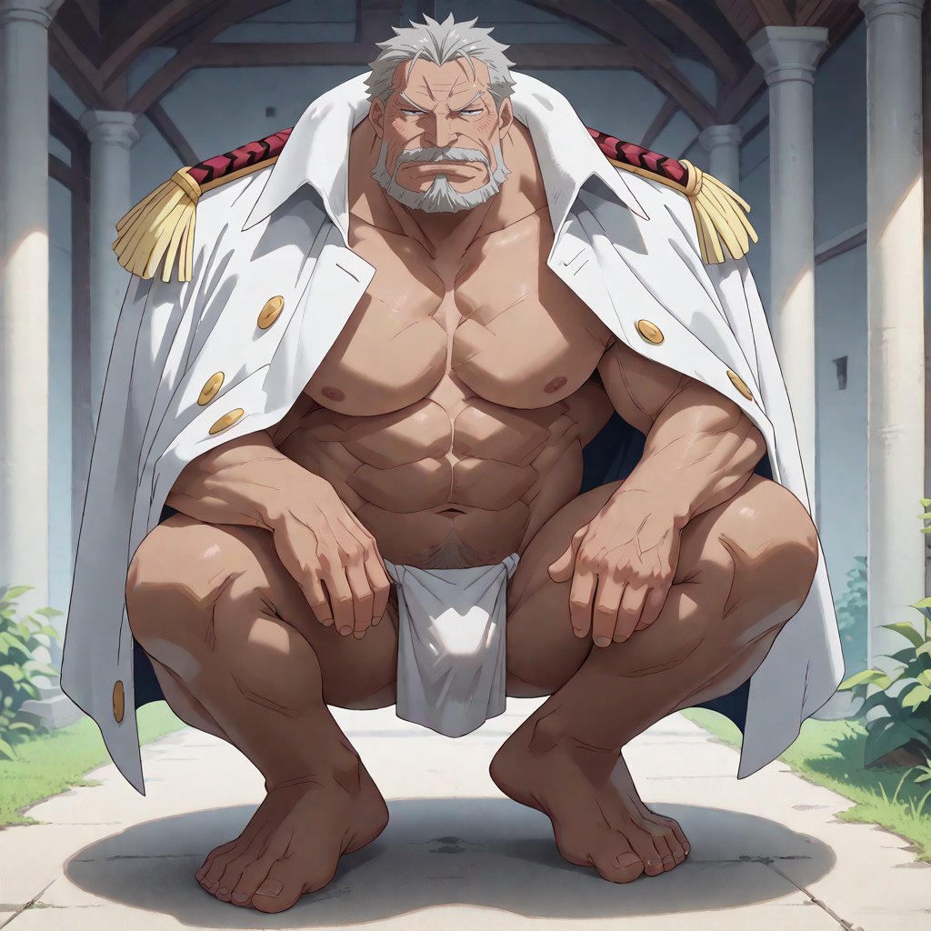 Monkey D Garp (One Piece) Rule 34 Image