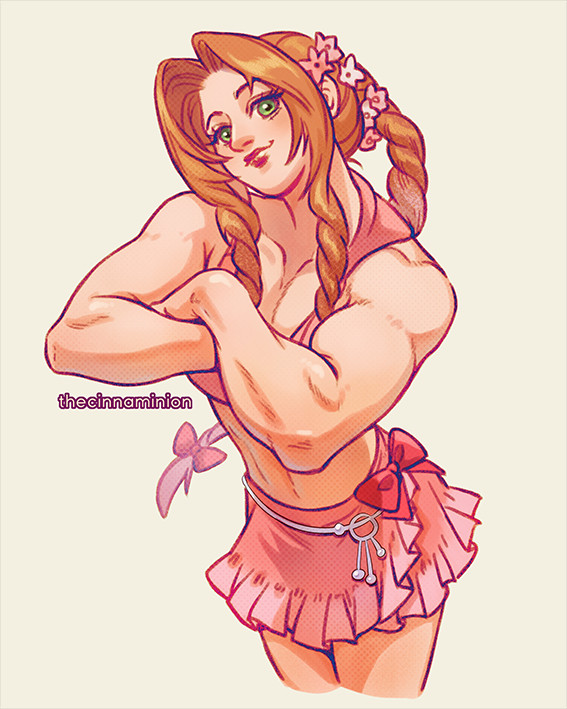 Aerith Gainsborough (Final Fantasy) Rule 34 Image
