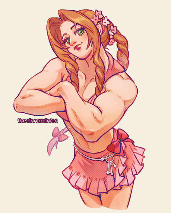 Aerith Gainsborough (Final Fantasy) Rule 34 Image