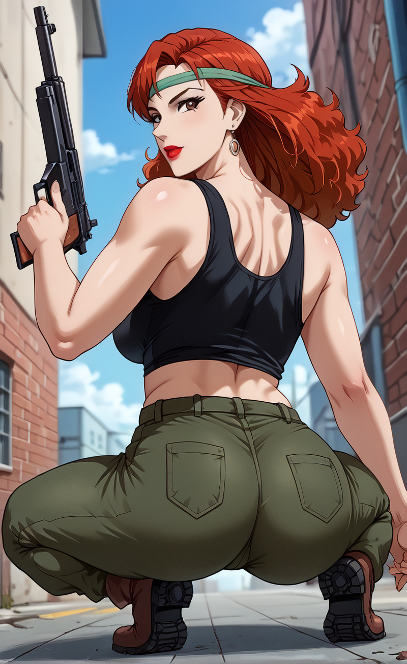 Meryl Silverburgh (Metal Gear) Rule 34 Image