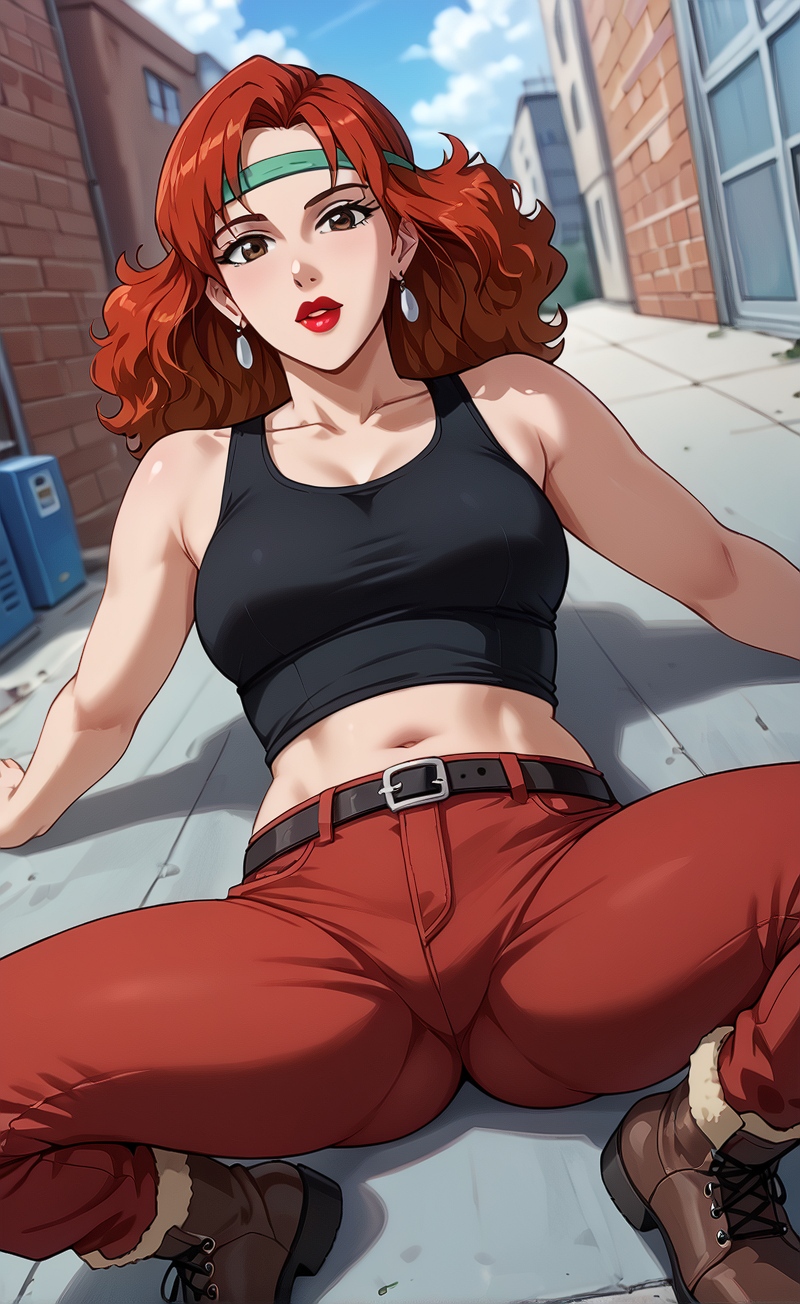 Meryl Silverburgh (Metal Gear) Rule 34 Image
