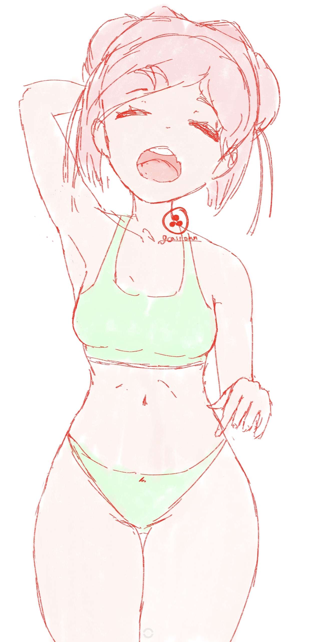 Natsuki (Doki Doki Literature Club) Rule 34 Image