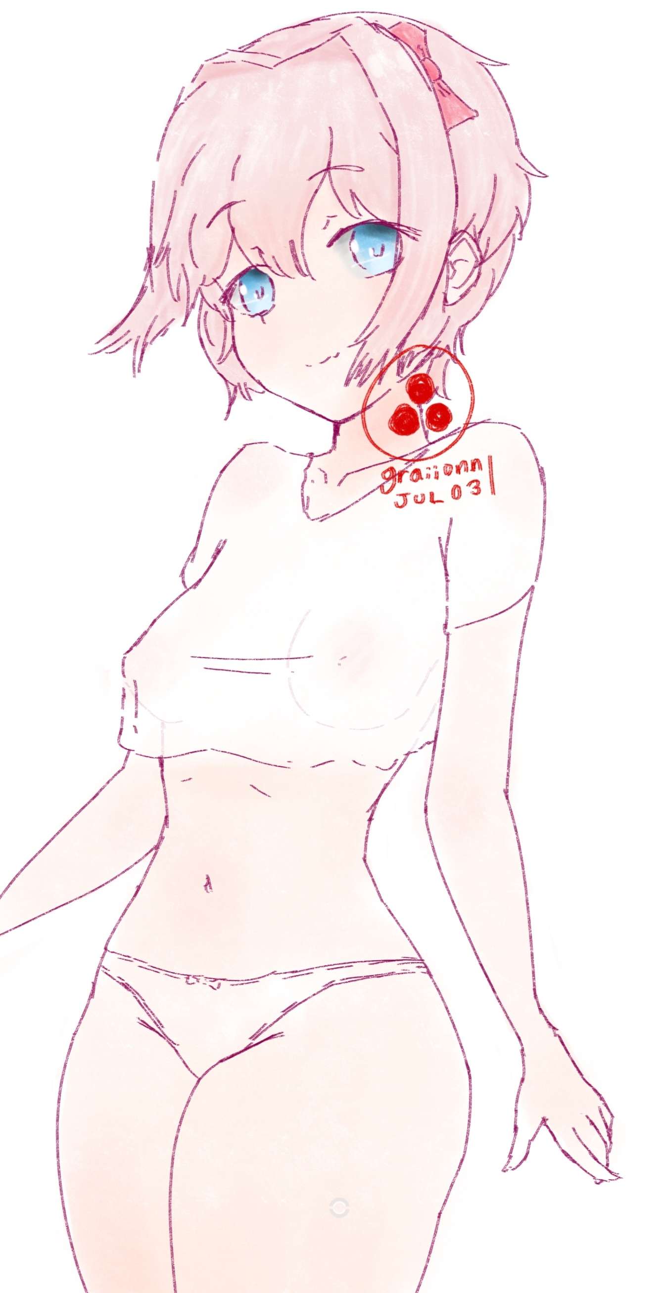 Sayori (Doki Doki Literature Club) Rule 34 Image