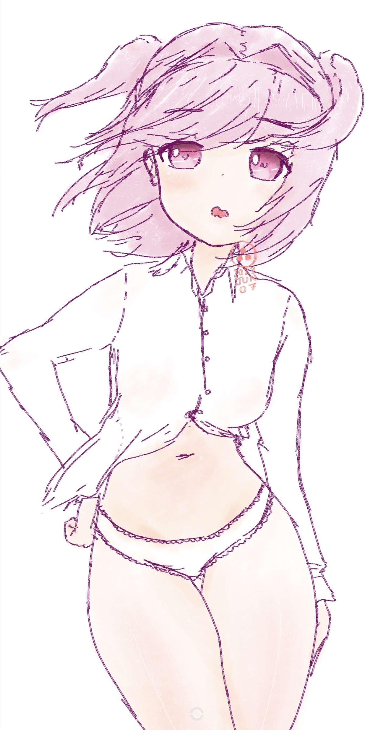 Natsuki (Doki Doki Literature Club) Rule 34 Image