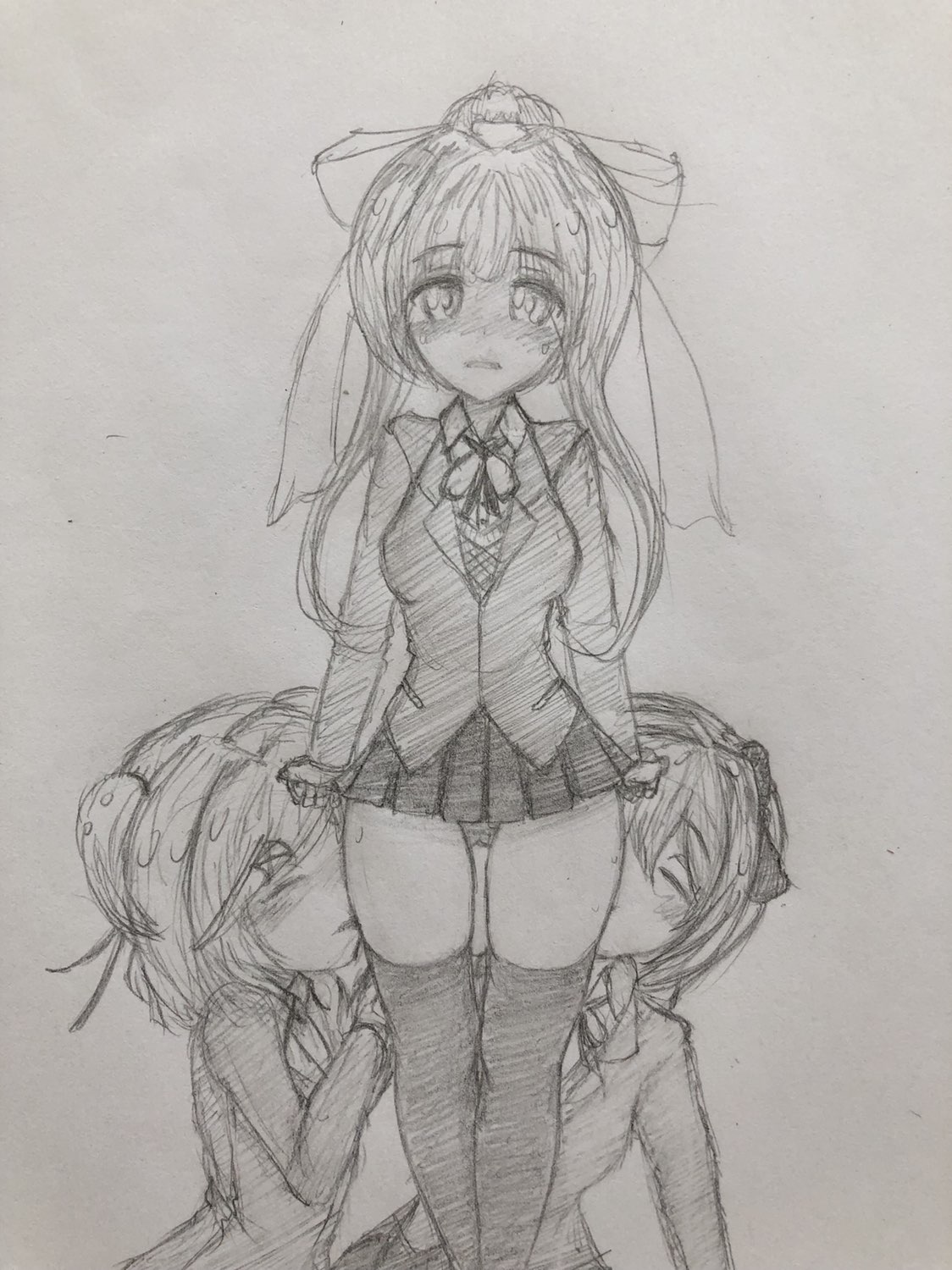 Monika (Doki Doki Literature Club) Rule 34 Image