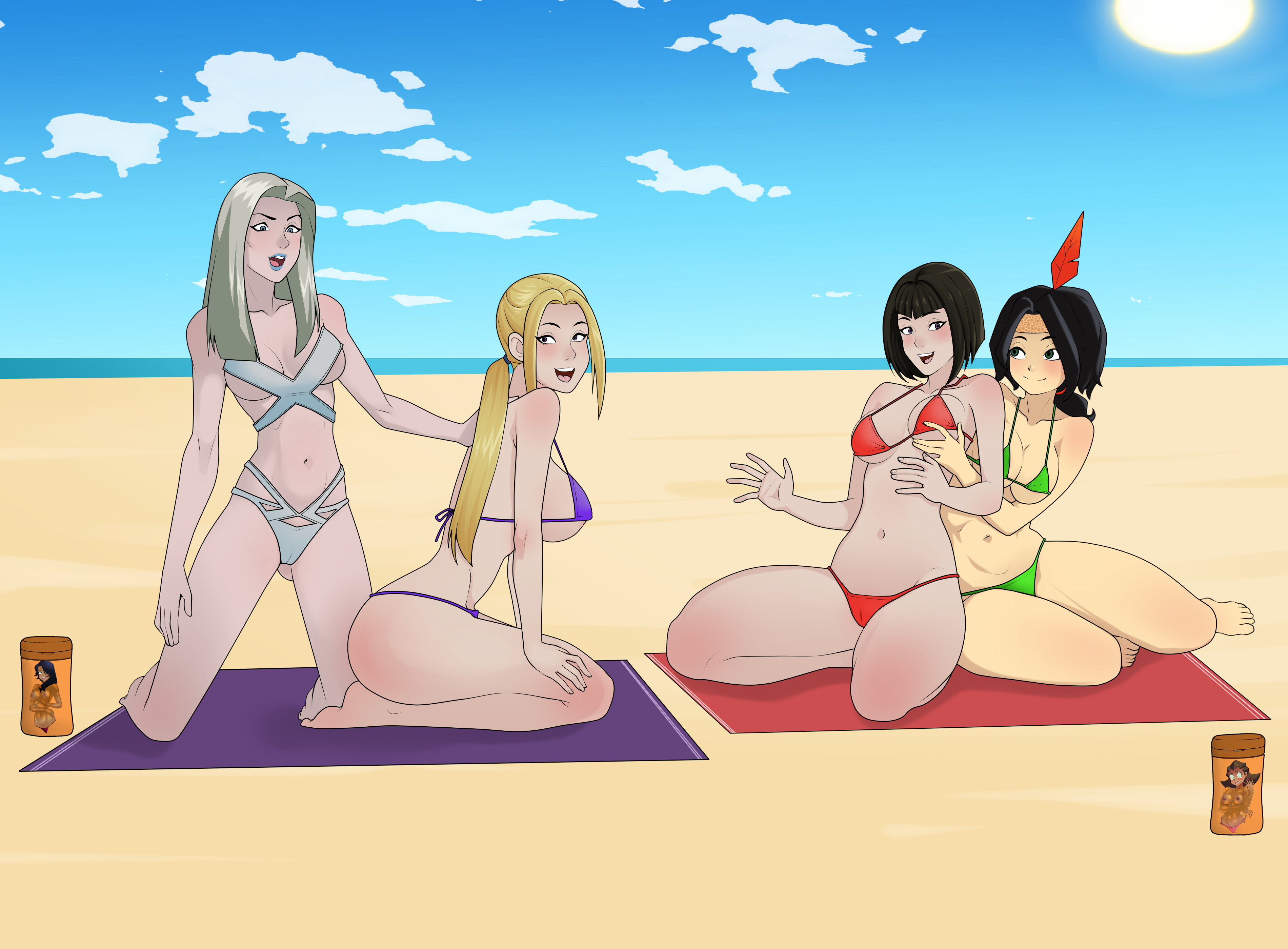 4girls Rule 34 Image