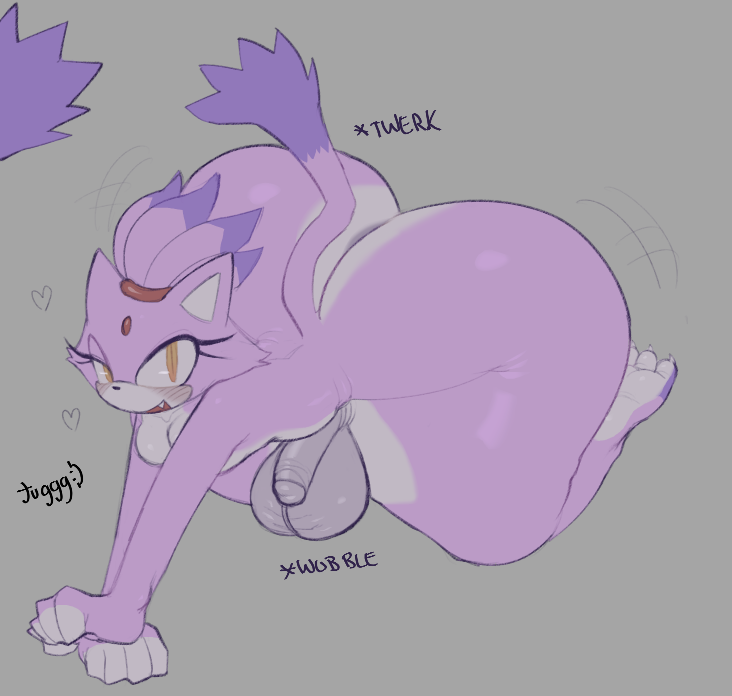 Blaze The Cat (Sega) Rule 34 Image