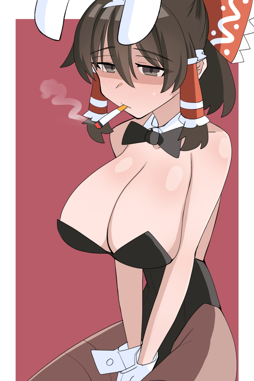 Hakurei Reimu (Cookie (Touhou)) Rule 34 Image