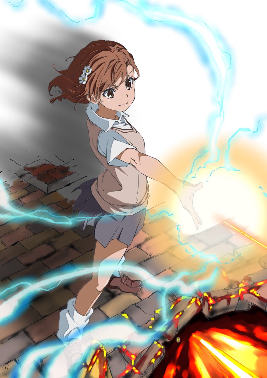 Misaka Mikoto (Toaru Kagaku No Railgun) Rule 34 Image