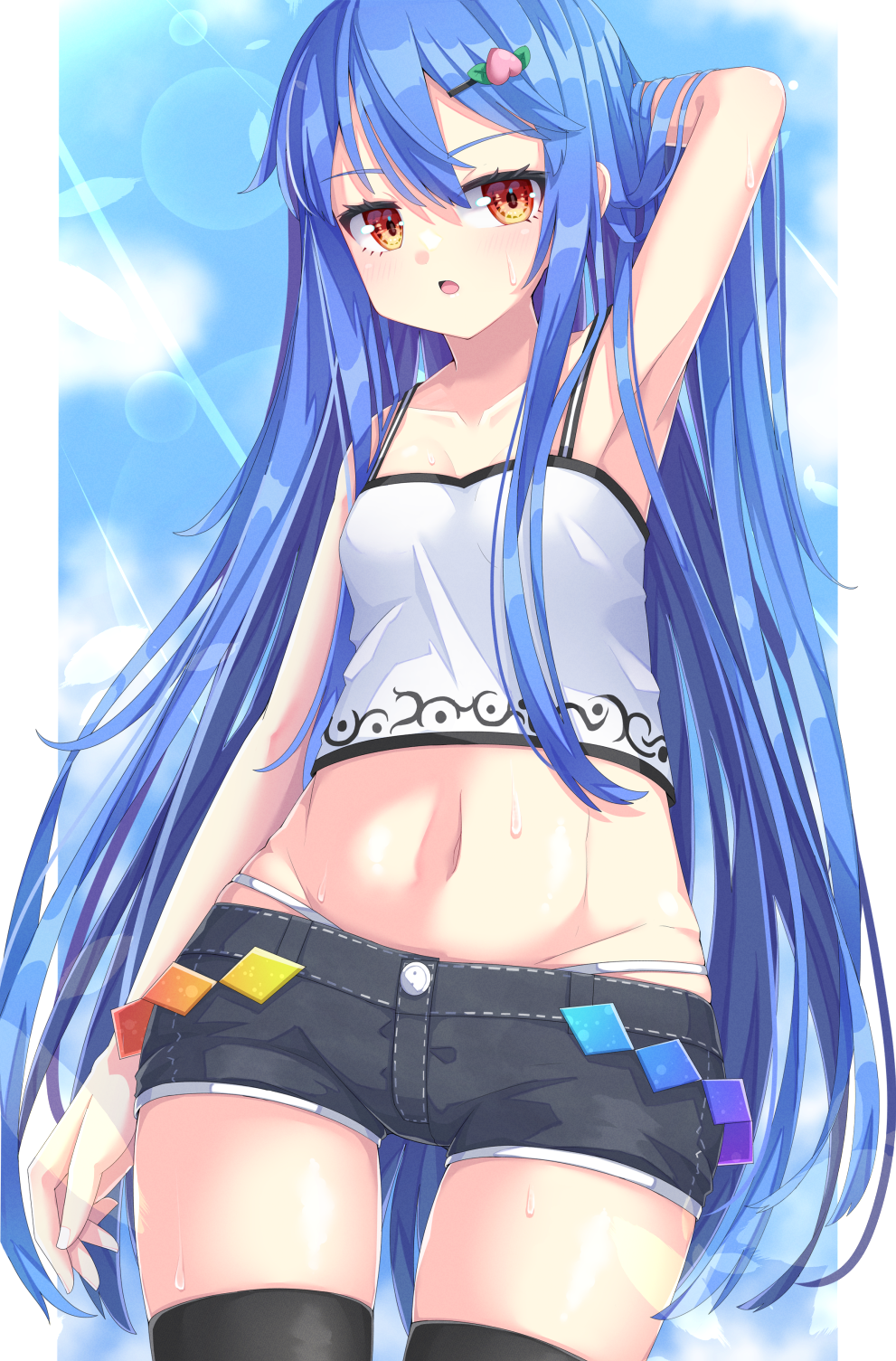 Hinanawi Tenshi (Touhou) Rule 34 Image