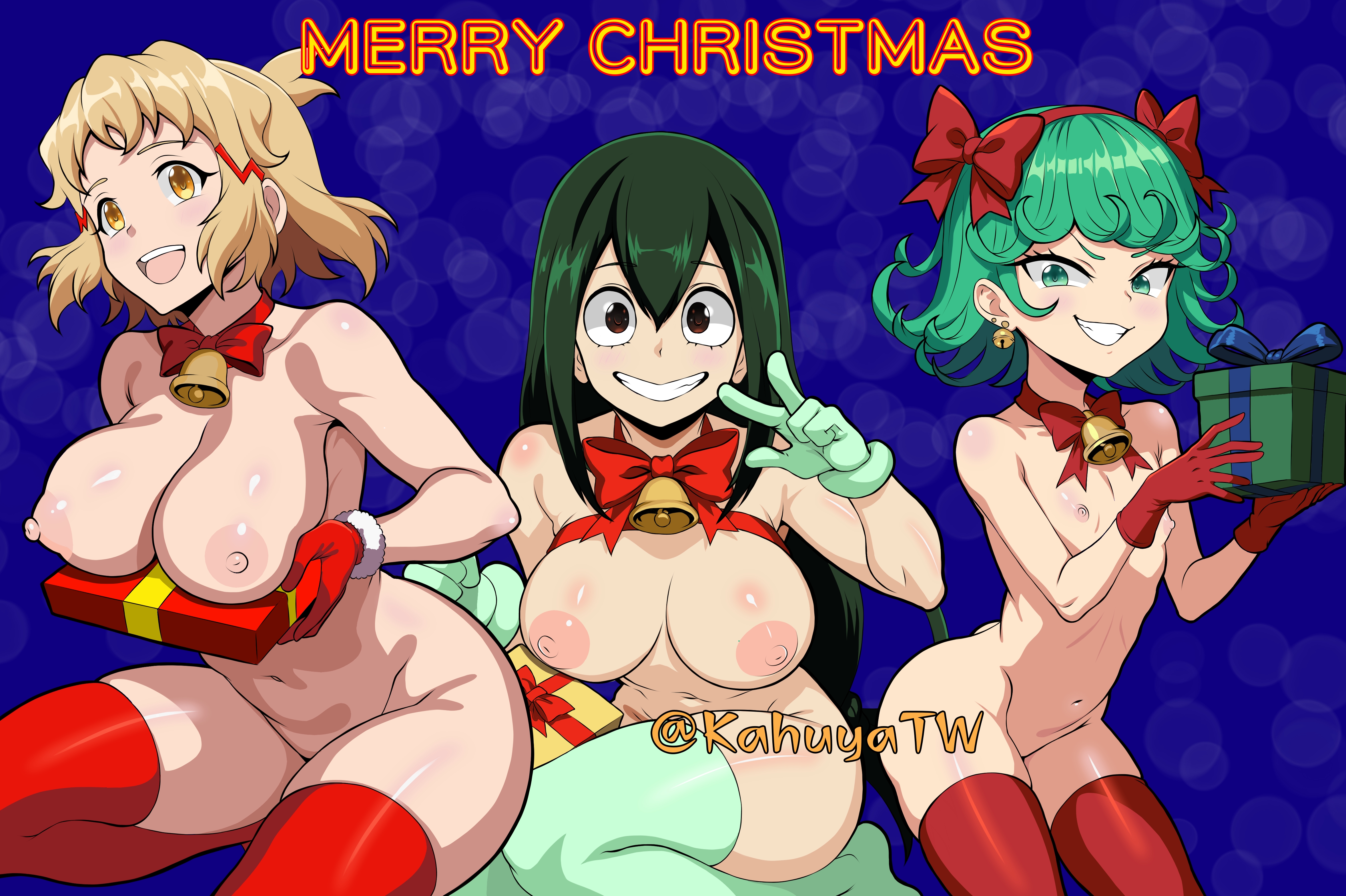 Asui Tsuyu (Christmas) Rule 34 Image