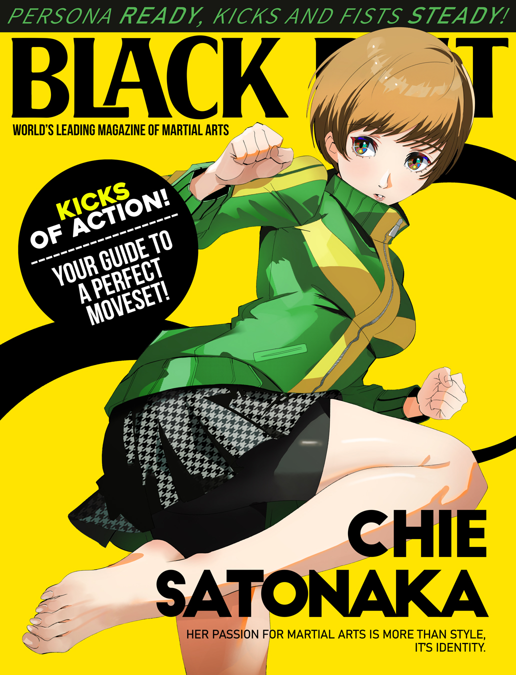 Satonaka Chie (Persona) Rule 34 Image