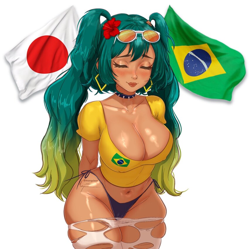 Brazilian Miku (Vocaloid) Rule 34 Image