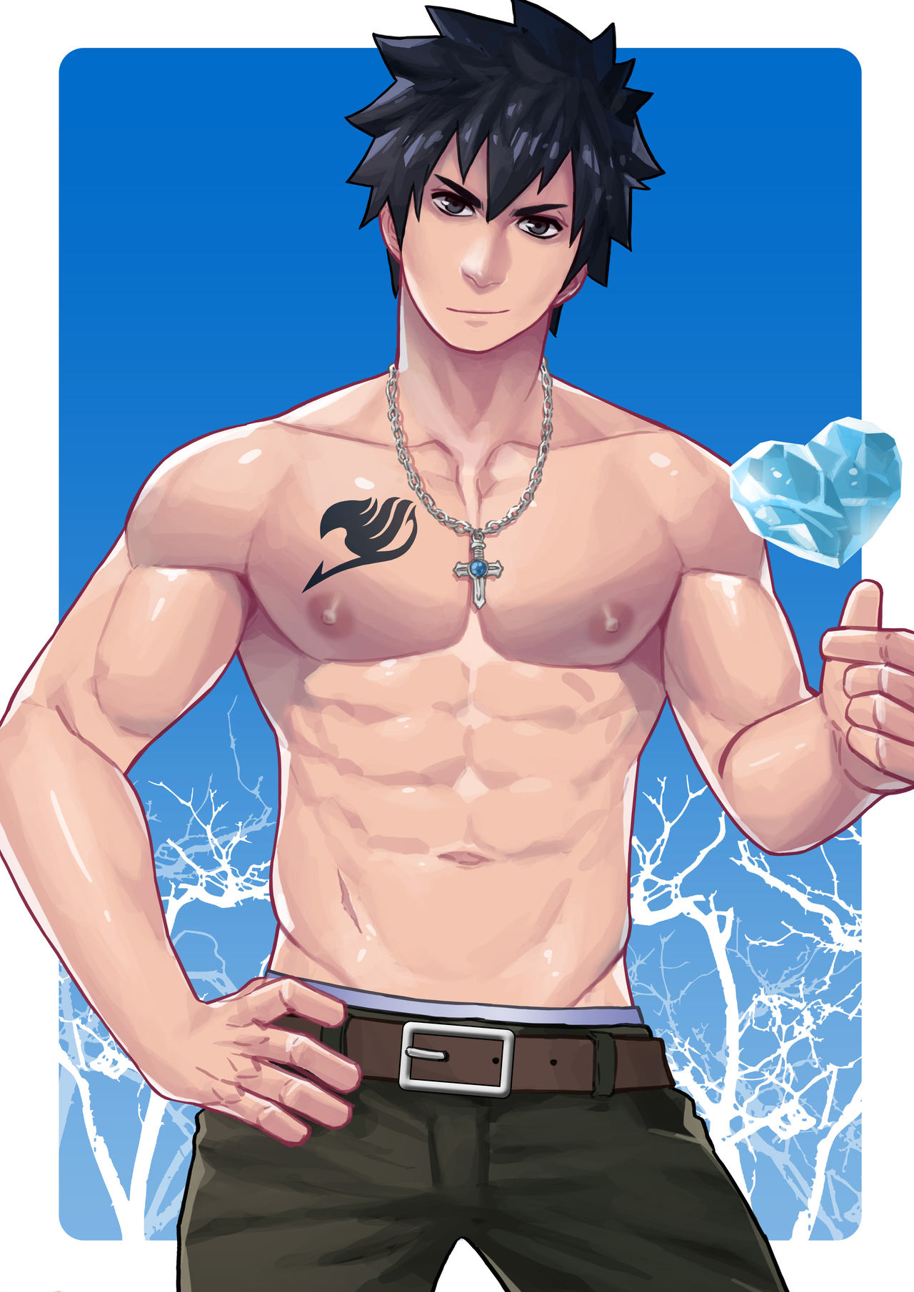 Gray Fullbuster (Fairy Tail) Rule 34 Image