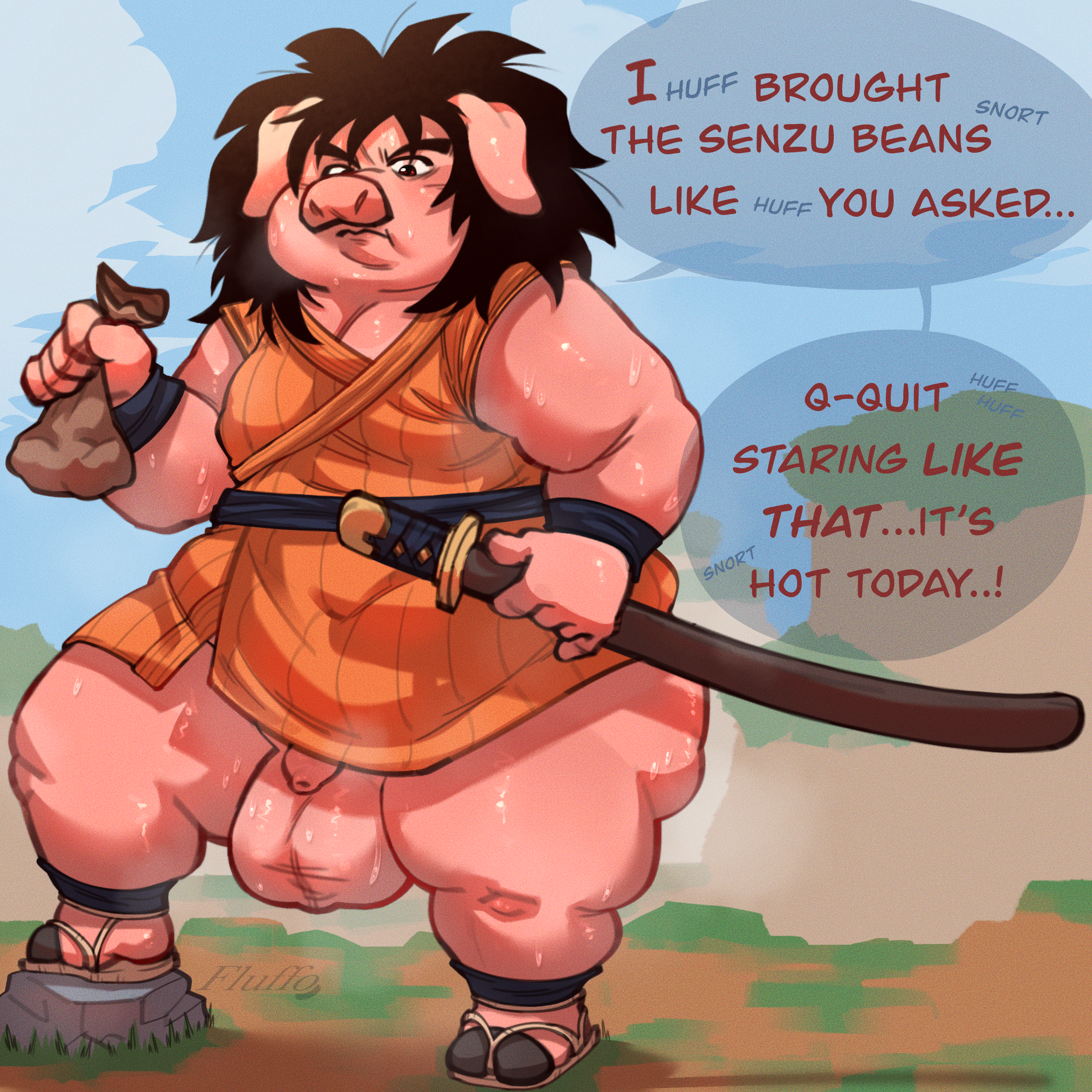 Yajirobe (Dragon Ball) Rule 34 Image