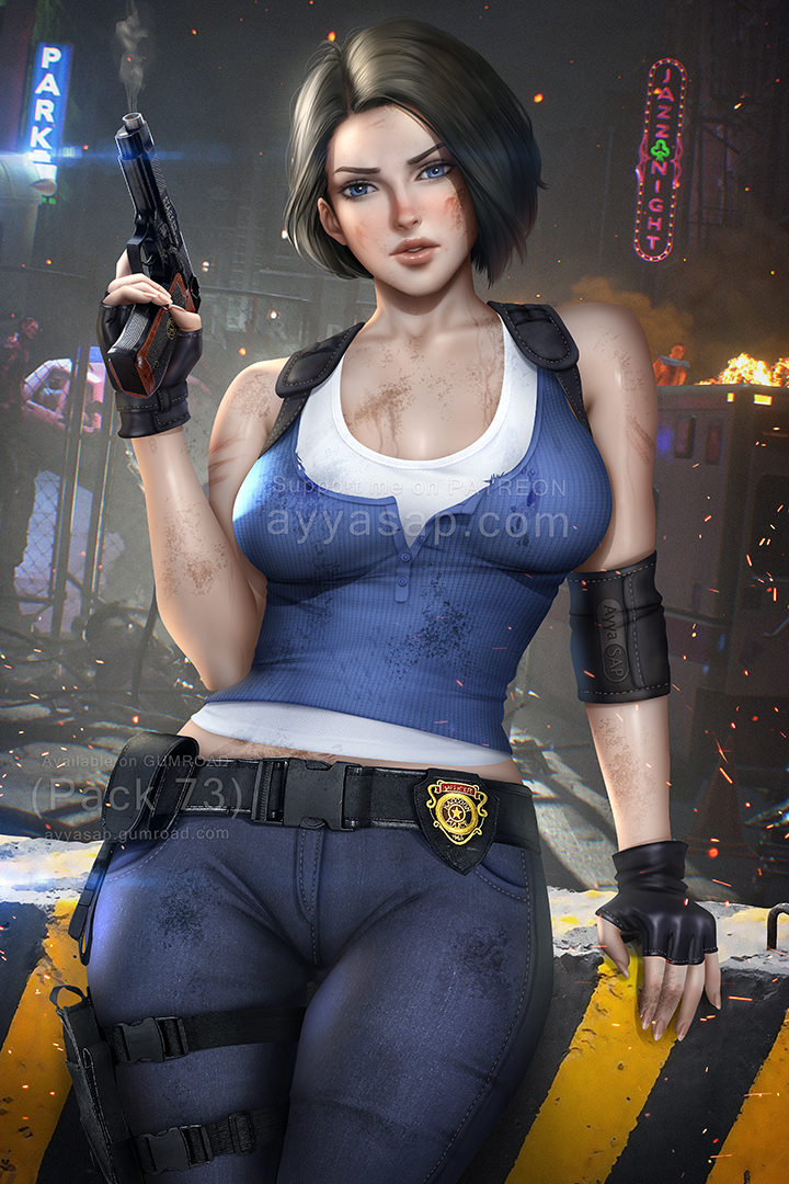 Jill Valentine (Resident Evil) Rule 34 Image