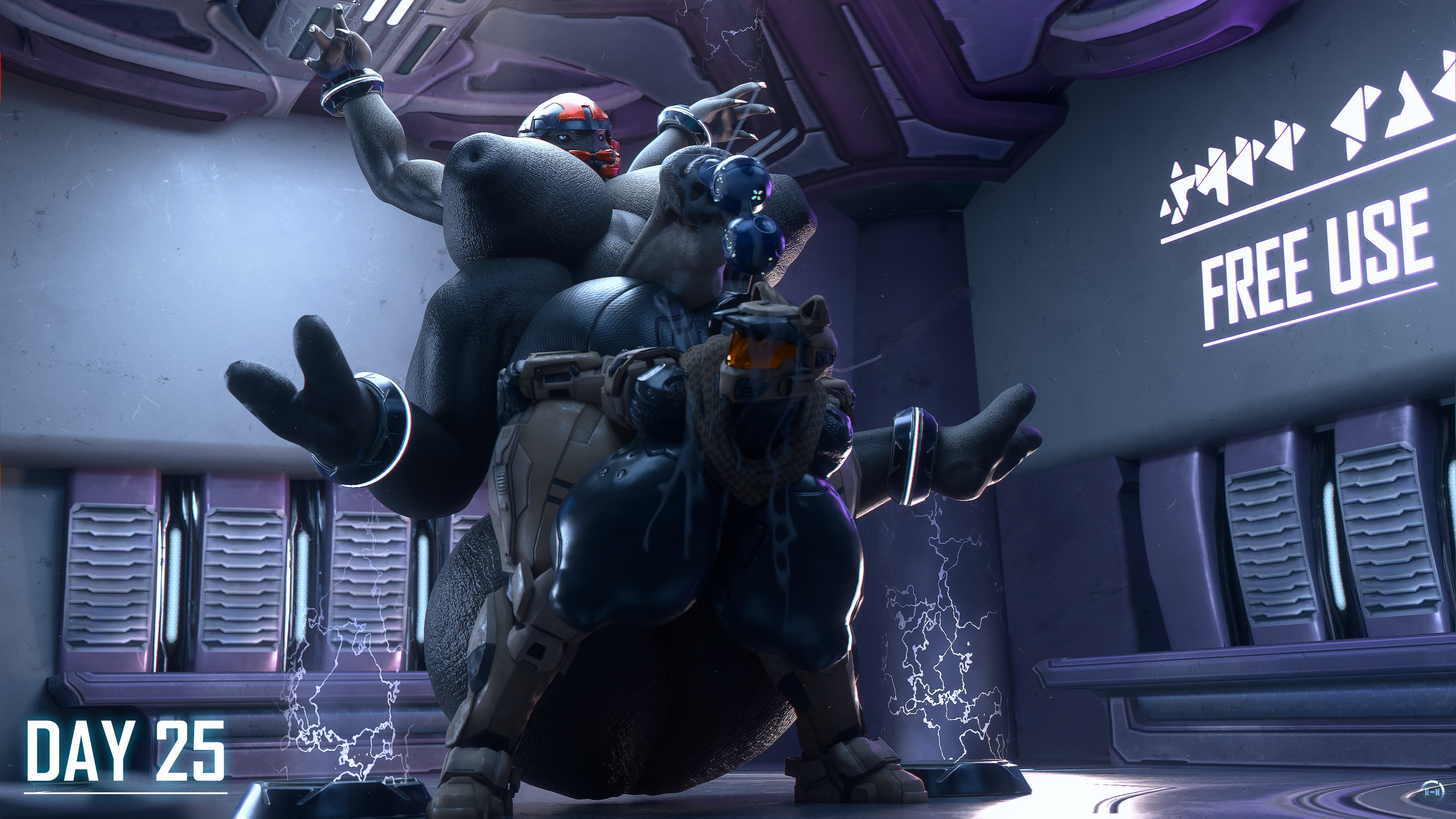 Female Sangheili (Halo (Series)) Rule 34 Image