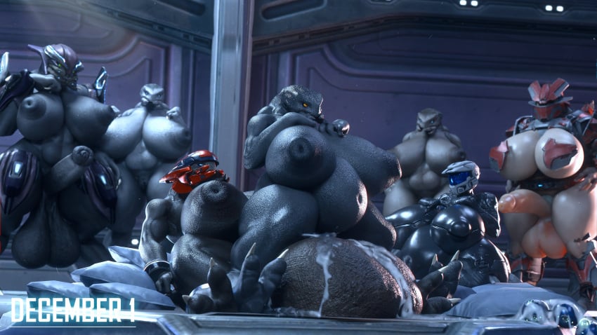 Female Sangheili (Halo (Series)) Rule 34 Image