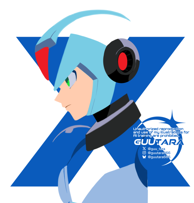 X (Mega Man) Rule 34 Image