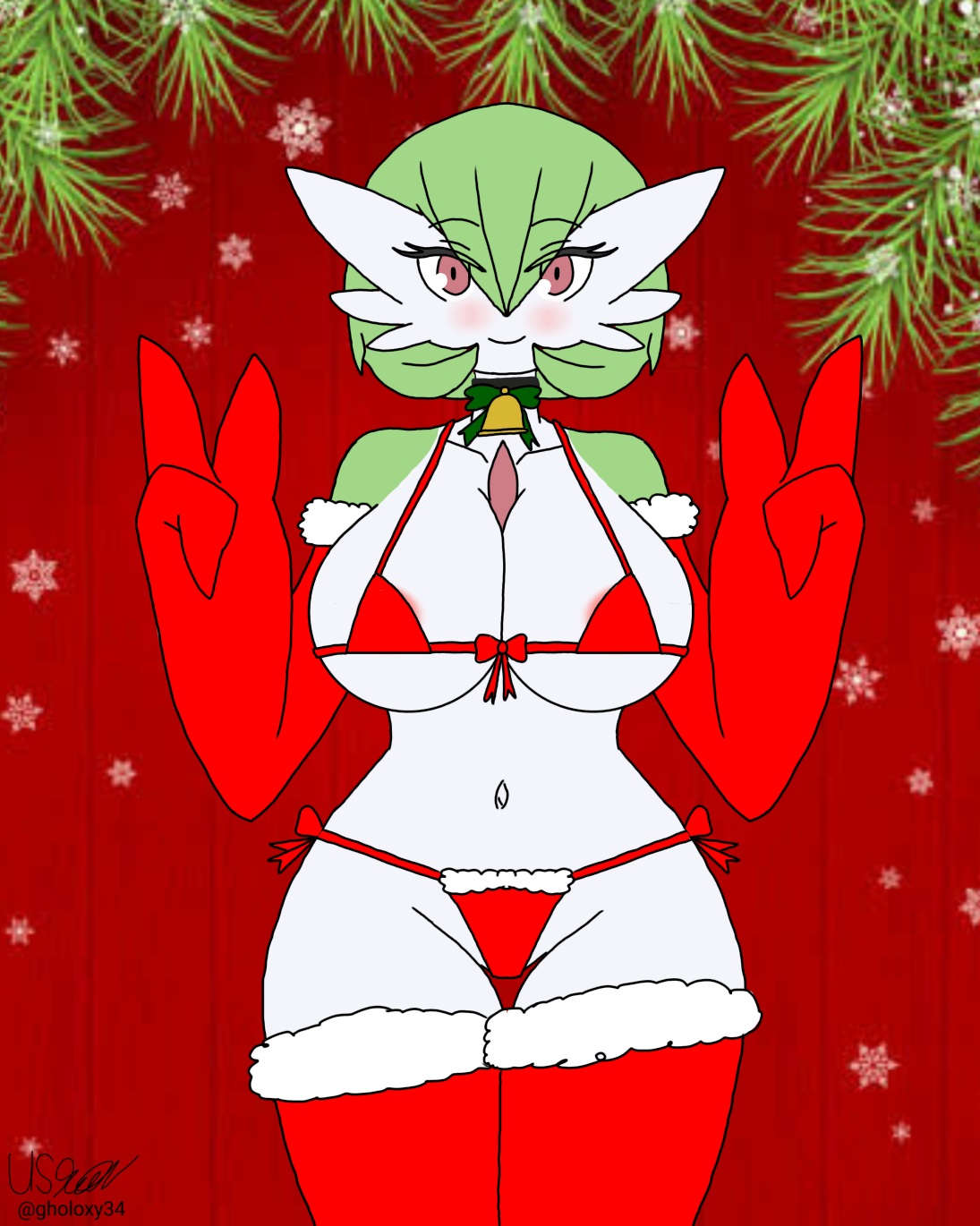 Gardevoir (Christmas) Rule 34 Image