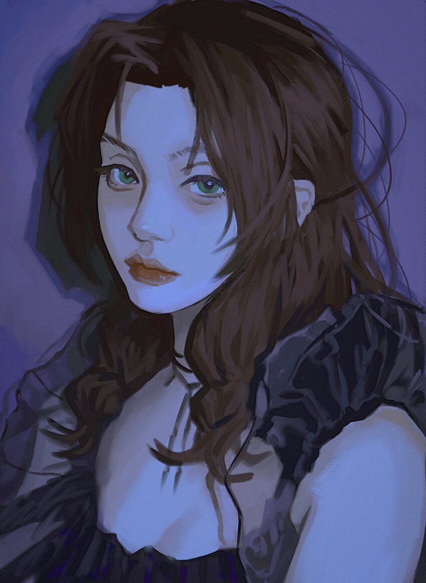 Aerith Gainsborough (Final Fantasy) Rule 34 Image
