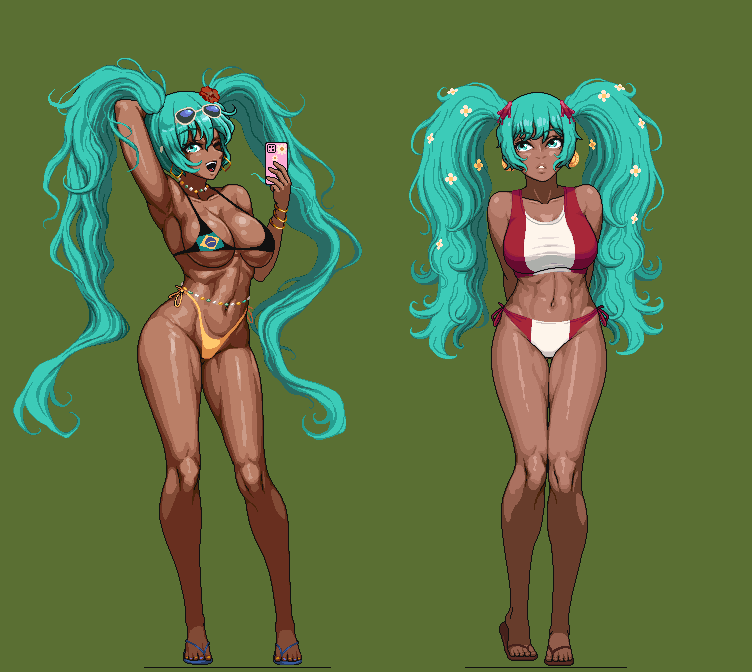 Brazilian Miku (Vocaloid) Rule 34 Image