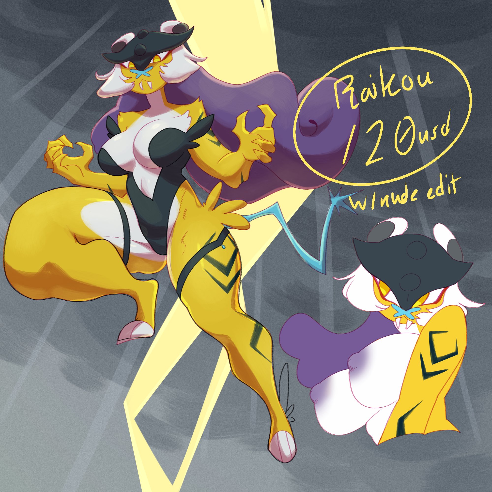Raikou (Creatures (Company)) Rule 34 Image