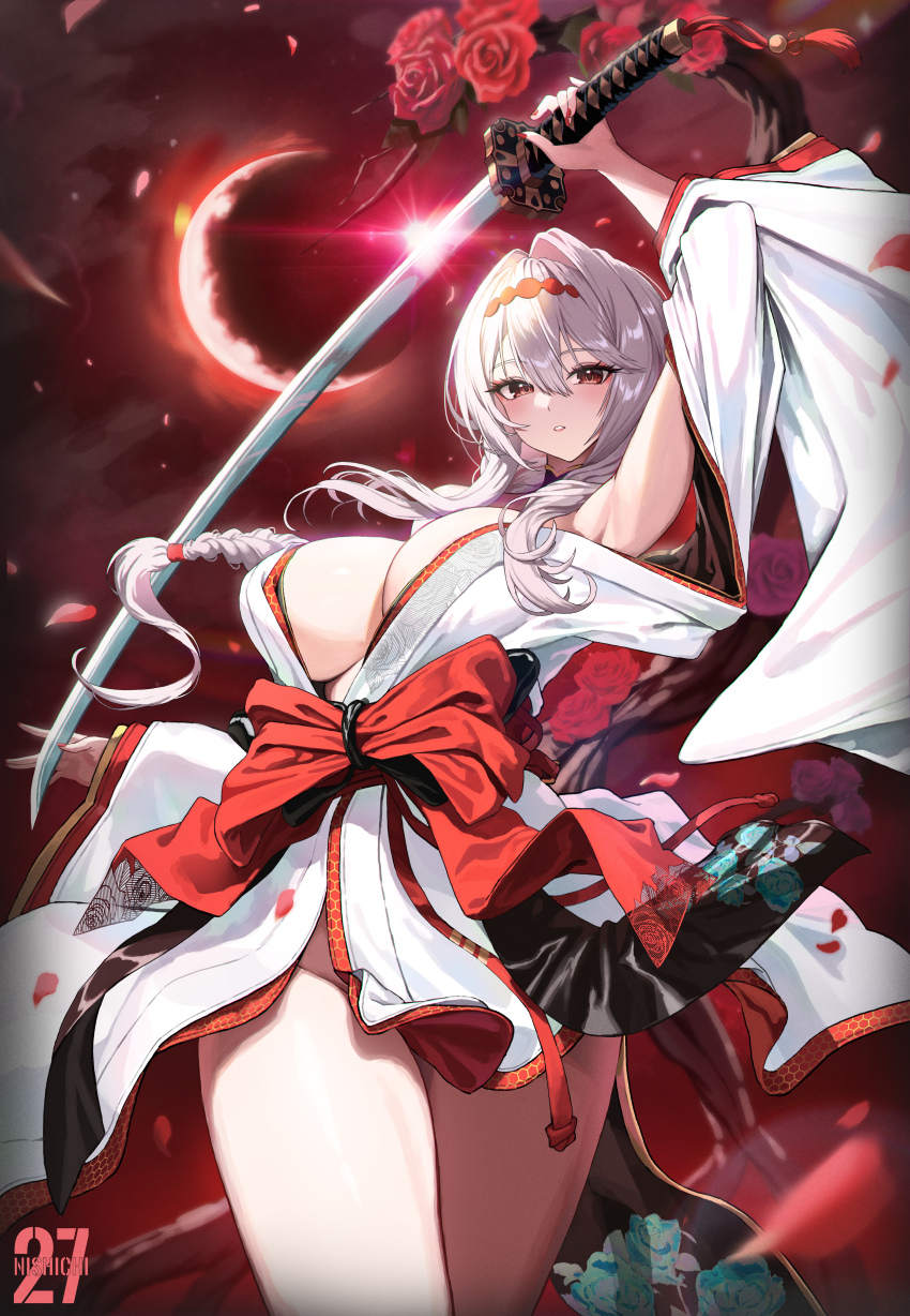 Scarlet (Black Shadow) (Longing Flower) (Nikke) Rule 34 Image