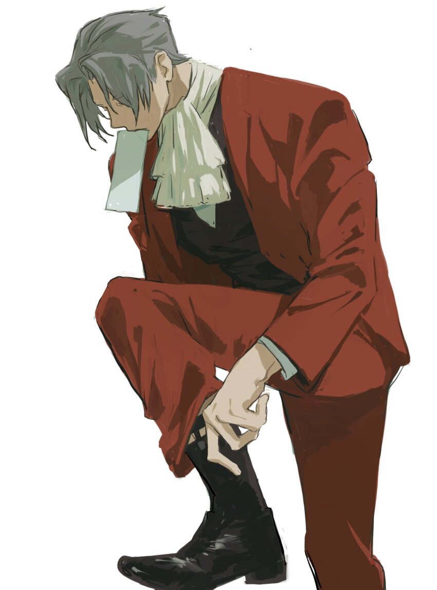 Miles Edgeworth (Ace Attorney) Rule 34 Image