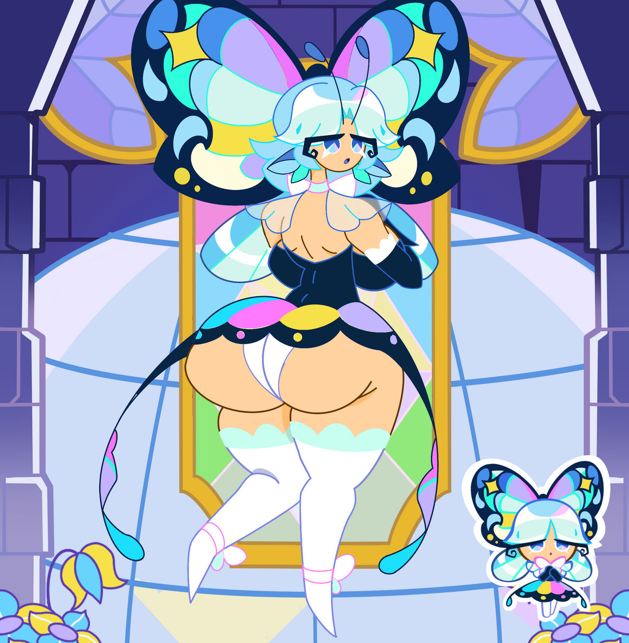 Sugar Glass Cookie (Cookie Run) Rule 34 Image