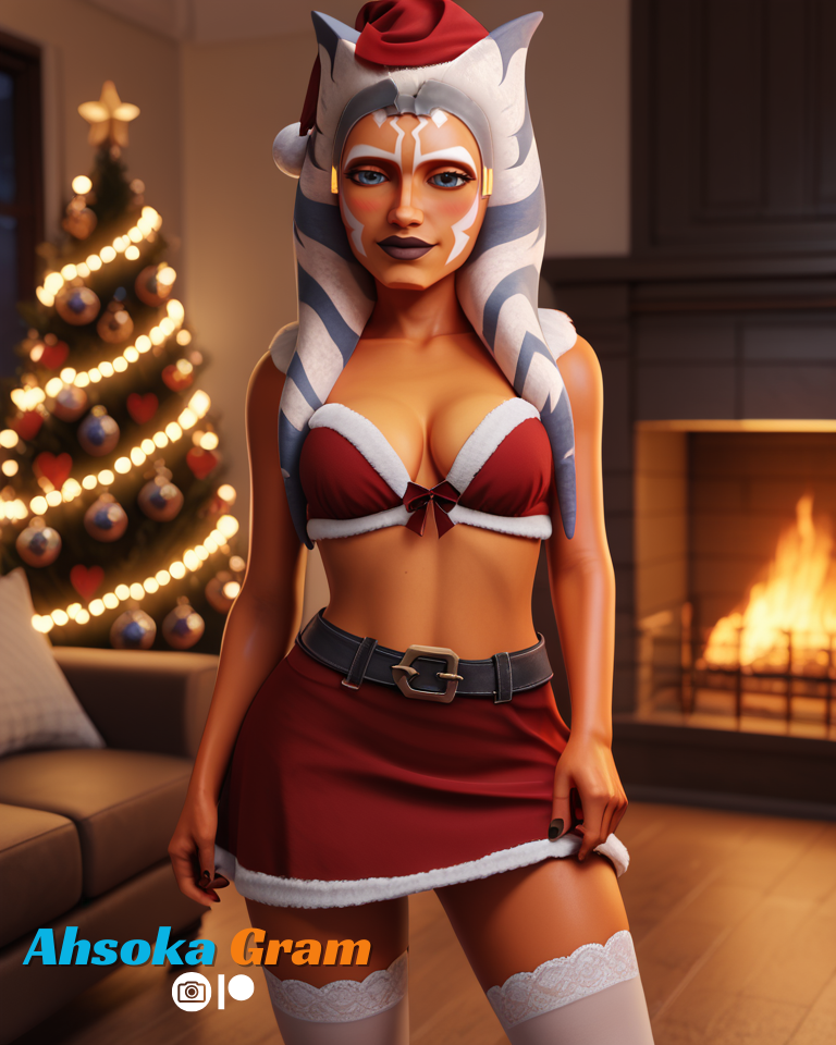 Ahsoka Tano (Christmas) Rule 34 Image