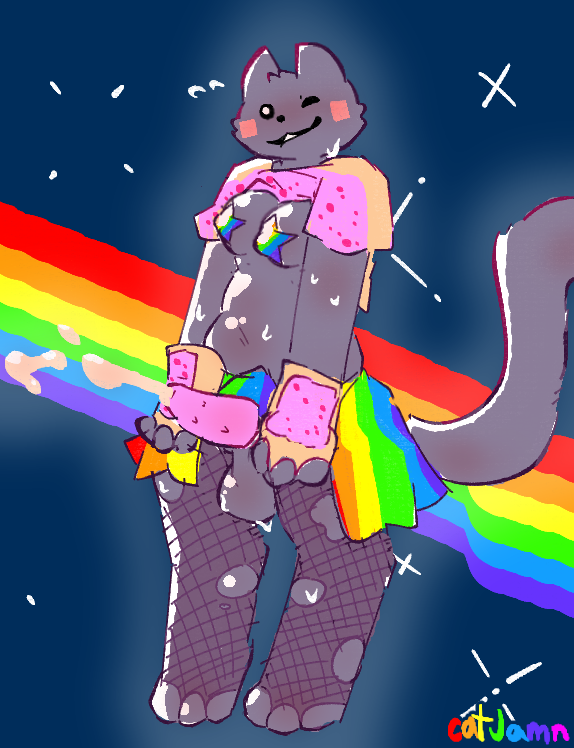Nyan Cat (Nyan Cat (Copyright)) Rule 34 Image