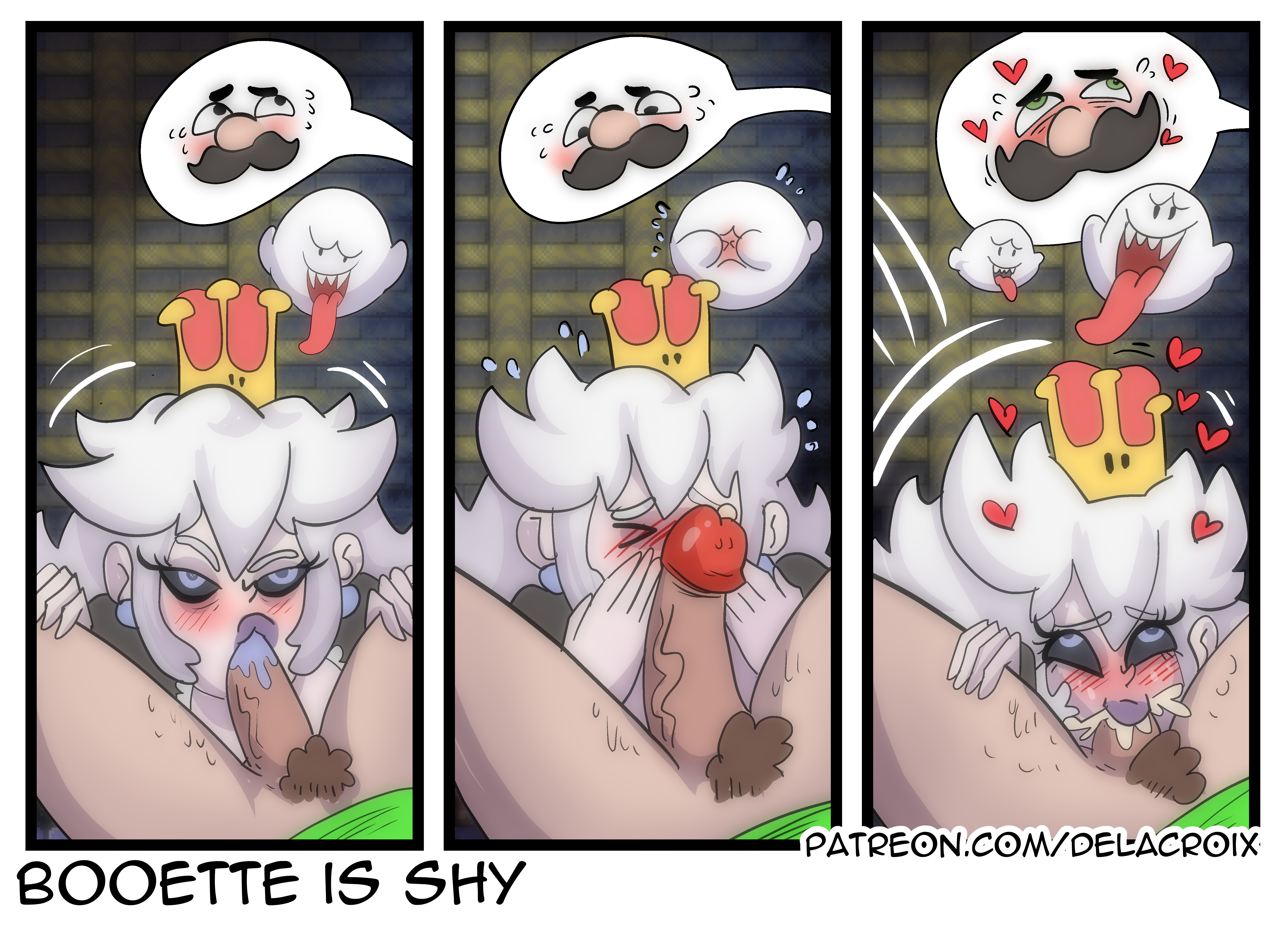 Boo (Mario) Rule 34 Image
