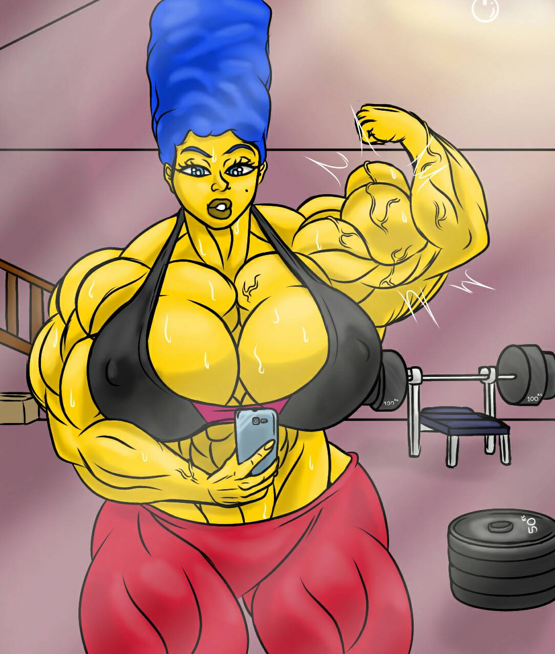 Marge Simpson (The Simpsons) Rule 34 Image